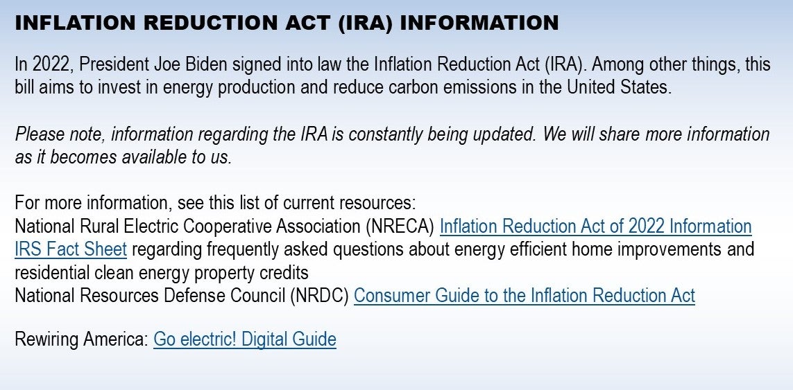 IRA information and links